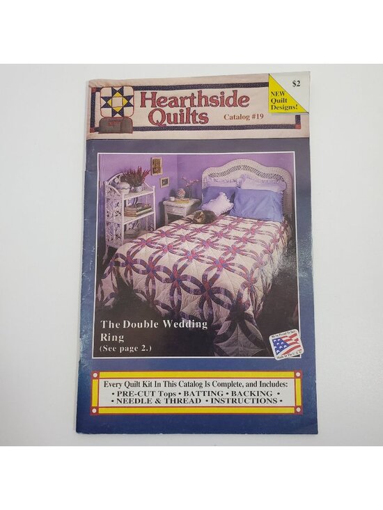 Hearthside Quilts Other - Hearthside Quilts Catalog Issue 19 Double Wedding Ring Vintage 1990s